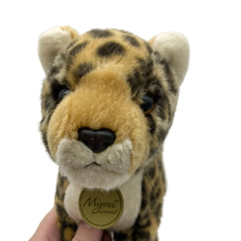 Miyoni by Aurora plush leopard stuffed animal toy cheetah cat